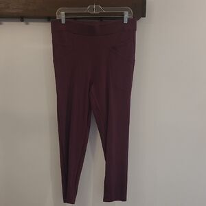 Betabrand Skinny Purple Jumpsuit